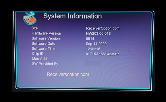 GX6605s F1, F2 Hw203.00.018 HD Receiver New Software