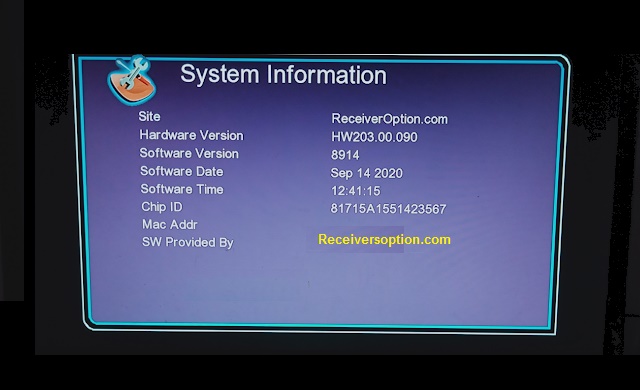 GX6605s F1, F2 Hw203.00.090 Hd Receiver New Software