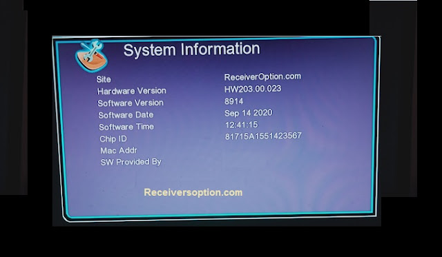 GX6605s F1, F2 Hw203.00.023 HD Receiver New Software