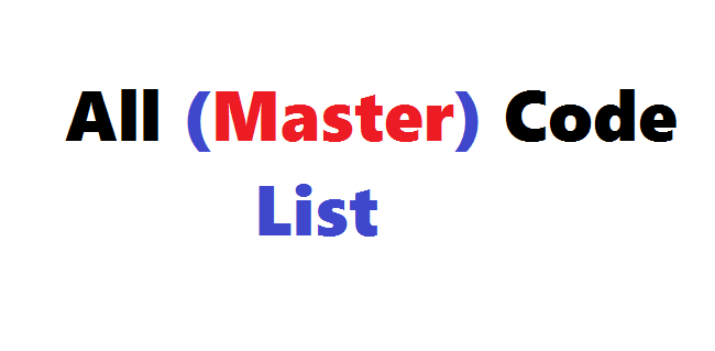 master Code